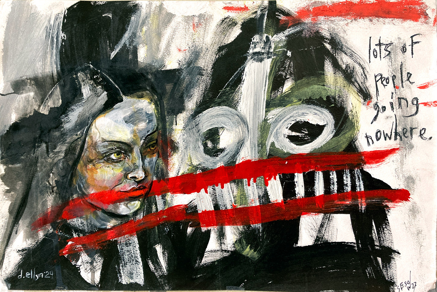 Dual portrait collaboration by Matt Sesow and Dana Ellyn