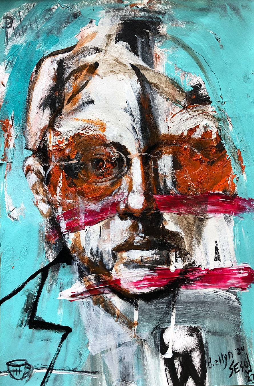 Portrait of Pierre Bonnard by Dana Ellyn and Matt Sesow