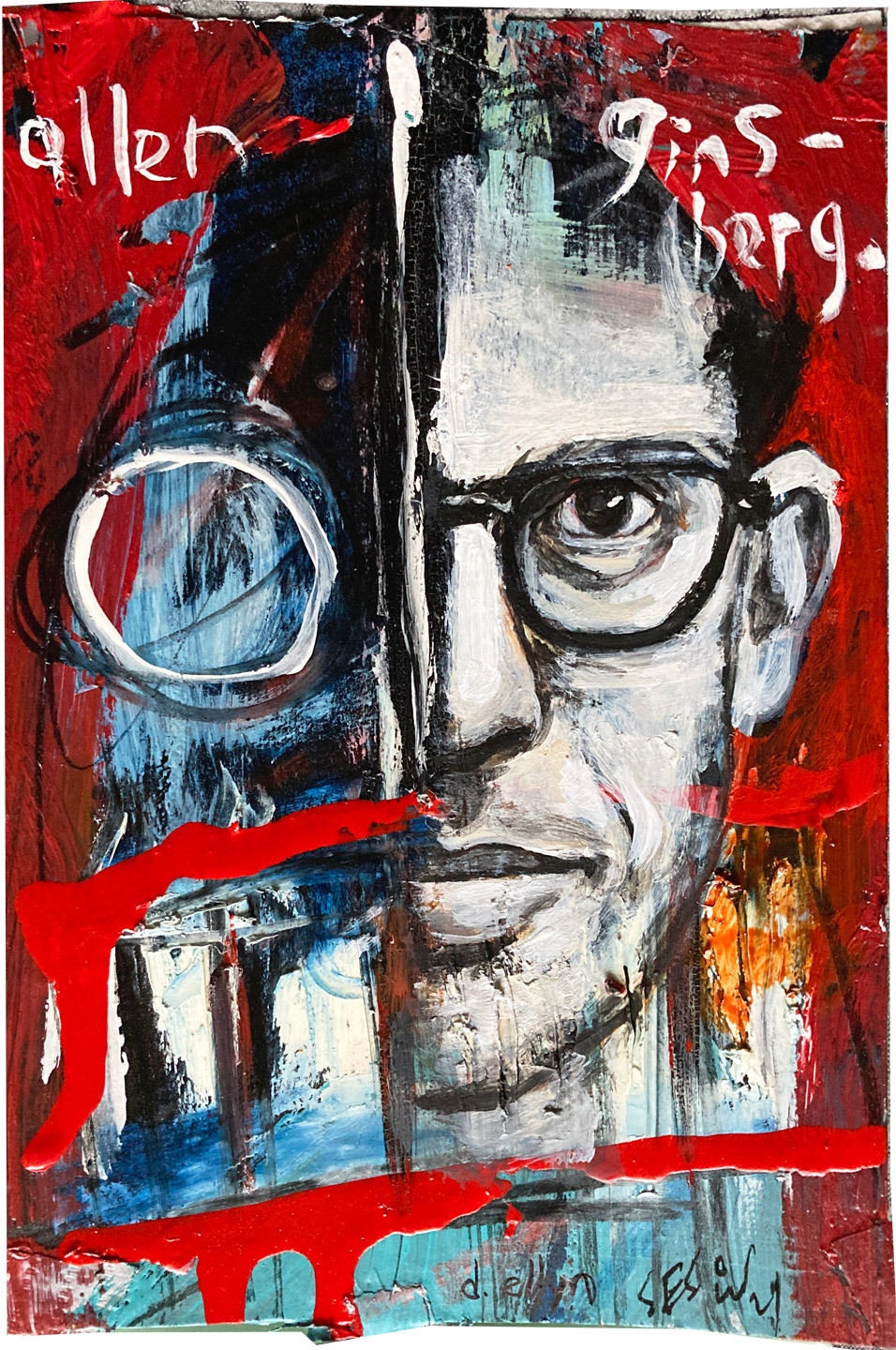 SOLD Defiled collaborative painting by Matt Sesow and Dana Ellyn