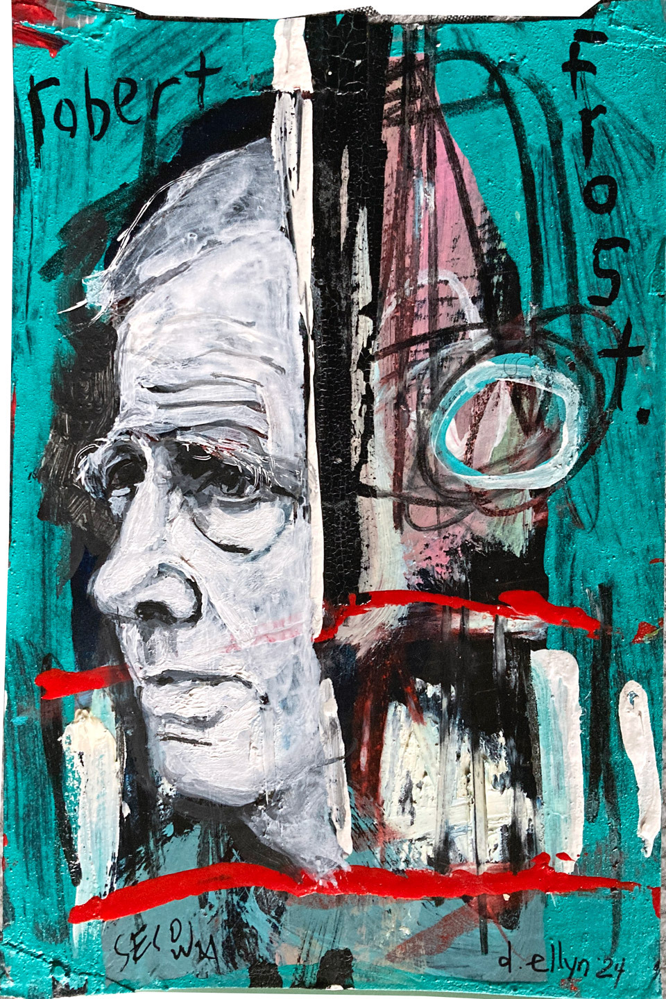 SOLD Defiled collaborative painting by Matt Sesow and Dana Ellyn